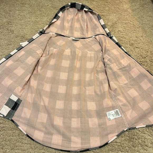 Columbia Women’s Oregon State Hooded Plaid Shirt Size Medium - Picture 14 of 16